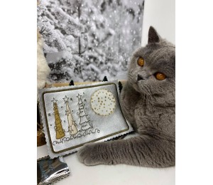 Stickserie ITH - Mug Rugs Weihnachten